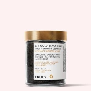 TRULY 24K Gold Black Soap with Chamomile